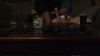 Муж снимает на камеру, как его жена трахается с новым ёбарем